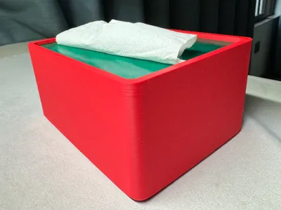 Tissue box with spring, a spring-loaded tissue box