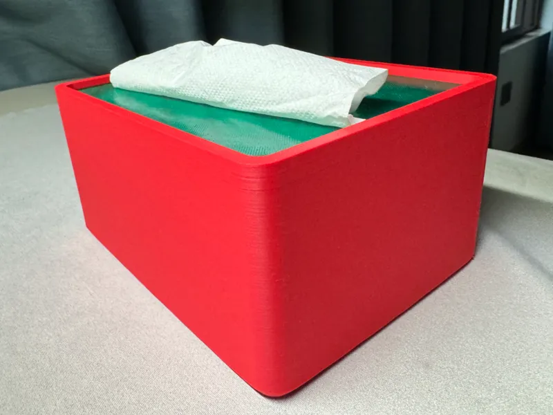 Tissue box with spring 带弹簧的纸巾盒