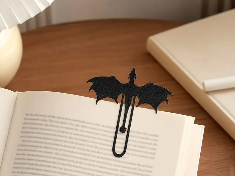 Dragon Bookmark - Book Page Marker 3D model