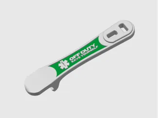 The "Air-N-Ale Key" (Bottle Opener & Oxygen Key)
