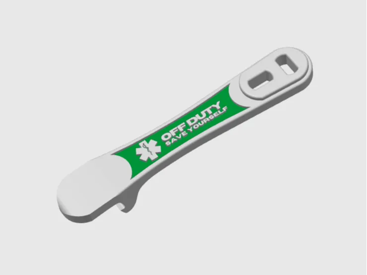 The "Air-N-Ale Key" (Bottle Opener & Oxygen Key)