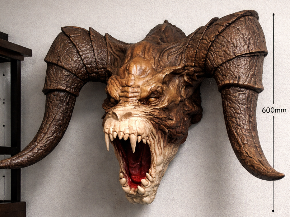 LIFE SIZE DEATHCLAW WALL MOUNT – DISPLAY STATUE 