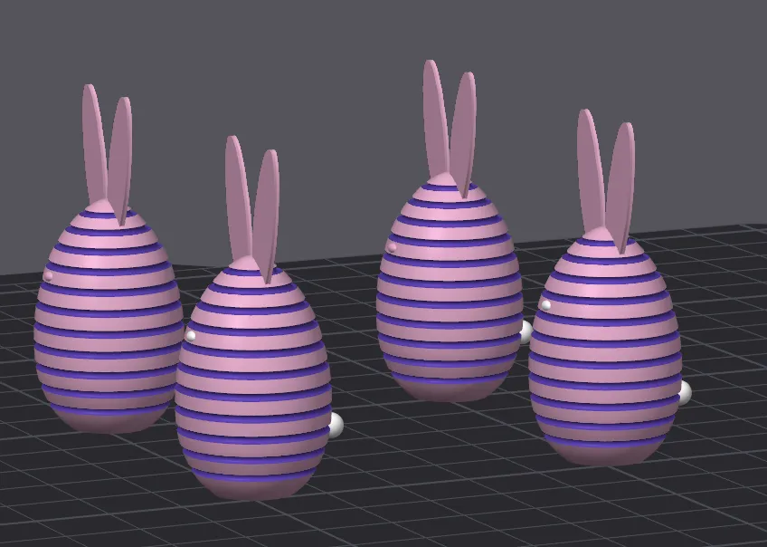 Easter Egg Bunny - Free 3D Print Model - MakerWorld