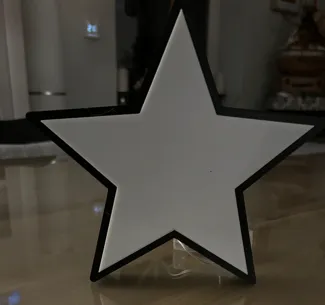 Sternenlampe für die Weihnachtszeit