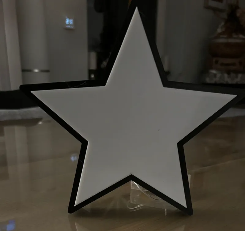Sternenlampe für die Weihnachtszeit