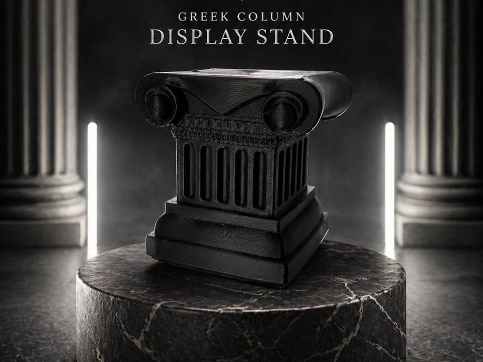 Greek column keychain display - Doric style