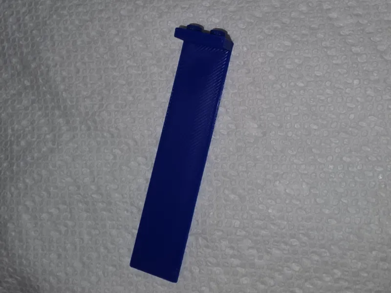 Bookmark that will accept brick figure