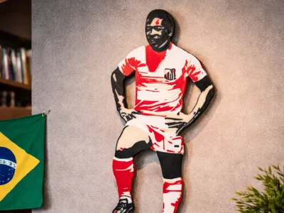 Pelé Wall Art | BimsART | Brazil Football Legend