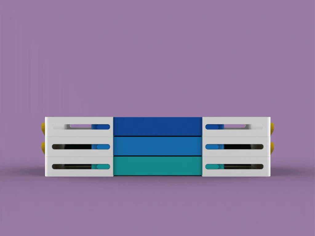 Adjustable Tier Storage with Parametric Drawers - Free 3D Print Model ...