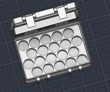 Organizador: Compact 20-Vial Storage Case - 20×10 mL - 25mm — vista de referencia 4