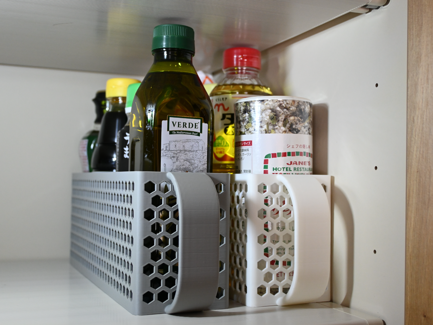 Pantry & Fridge Caddy with Handle - 1