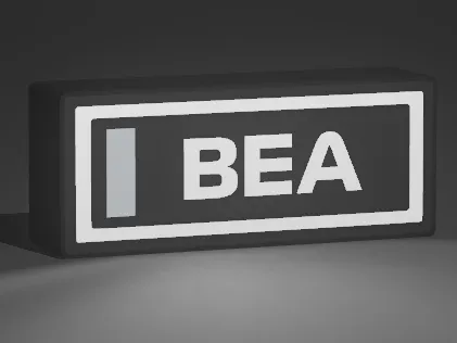 Oliver Bearman LED Leaderboard Lightbox