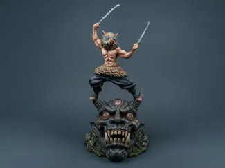 Inosuke Hashibira - Demon Slayer Fan Art Figure