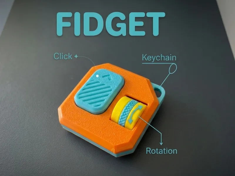Fidget - Keychain
