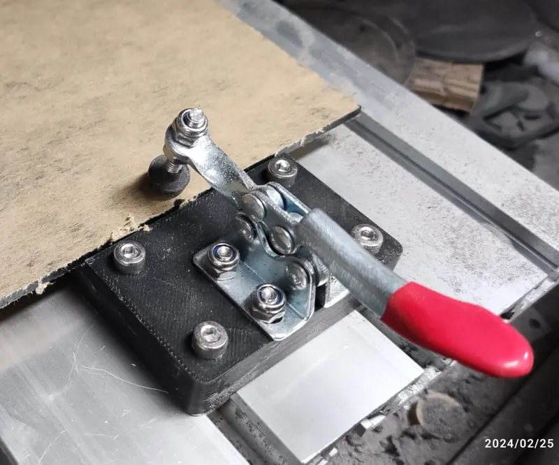 CNC Bed quick release base for milling table T slots