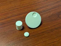 knob + hat / 0.2mm layer, 2 walls, 15% infill