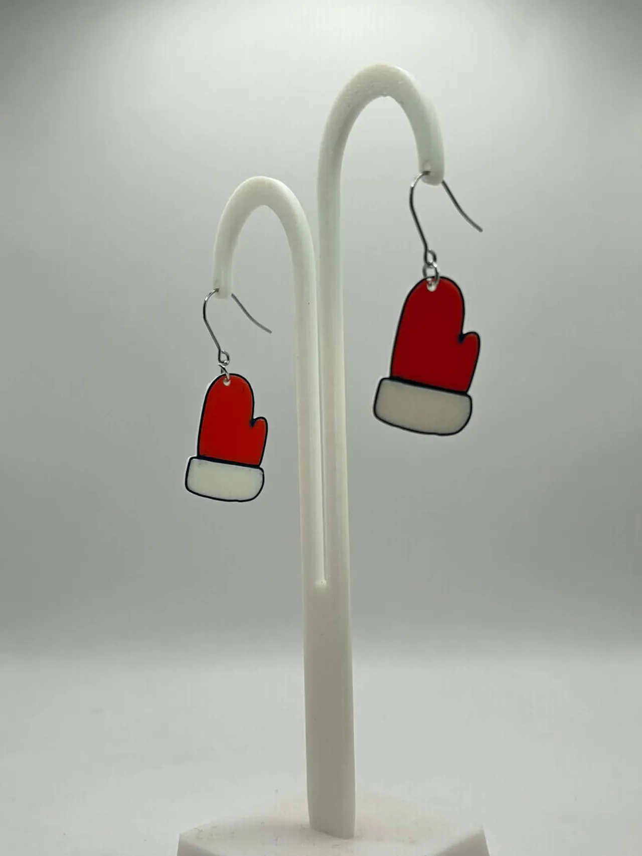 Christmas Gloves Earrings view 2