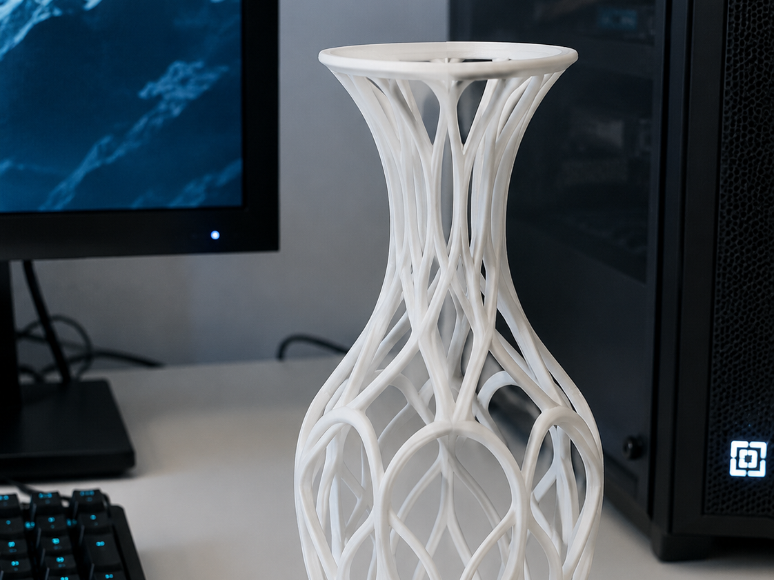 Elegant Lattice Wedding Vase