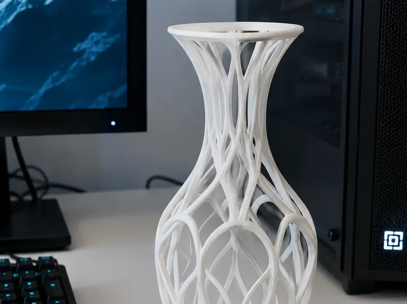 Elegant Lattice Wedding Vase
