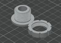 Electrical panel Hole Plug (Front plug + Nut)