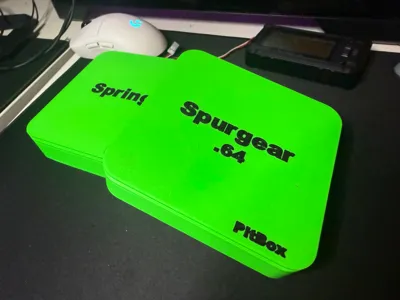 RC PitBox SpureGears