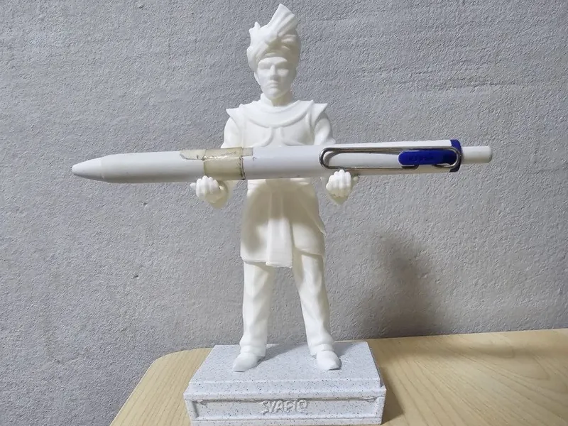 Pen Knight Holder Malay Pahlawan Pen Holder