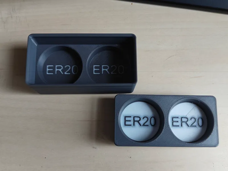 ER20 Spindle Nut Gridfinity Holder