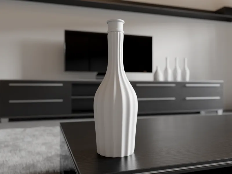 Wavy Texture Vase – Modern Decor
