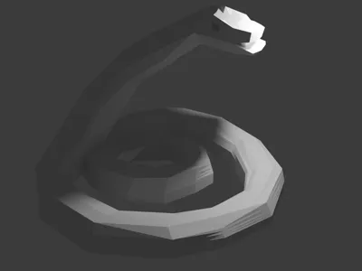 Mini Low Poly Snake