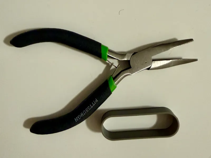Compression Ring-PITTSBURGH 4-3/4 Long-Nose Pliers