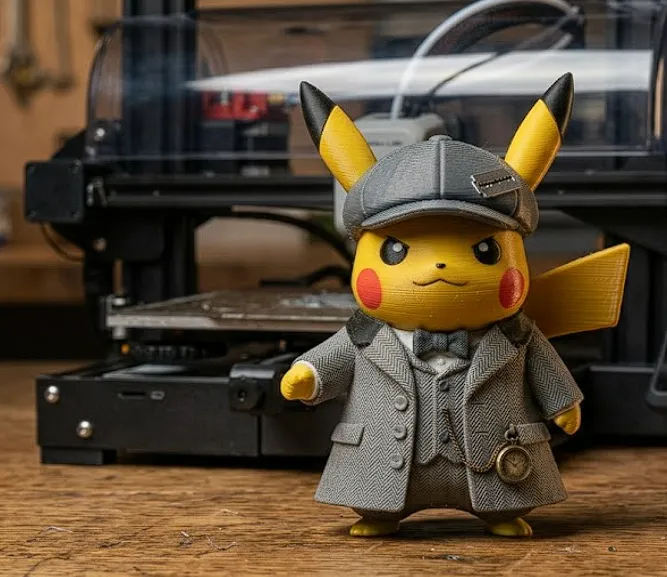 Pikachu peaky blinders - Free 3D Print Model - MakerWorld