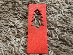 christmas tree bookmark