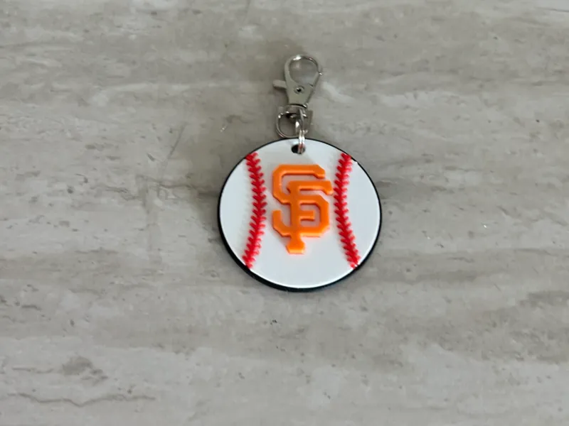 San Fracisco baseball keychain