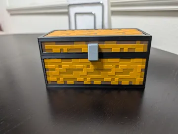 Accesorio para impresora 3D: Textured Minecraft Chest — vista de referencia 3