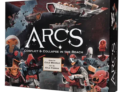 Arcs board game organizer (w/Leaders & Lore)