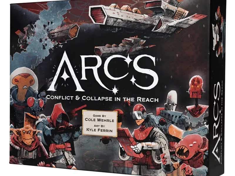 Arcs board game organizer (w/Leaders & Lore)