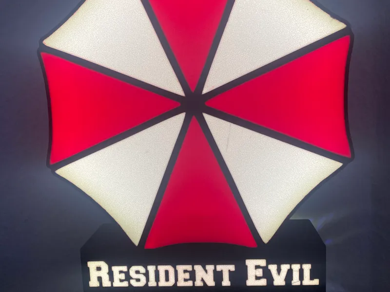 Resident Evil Leuchtschild/Lampe/Umbrella