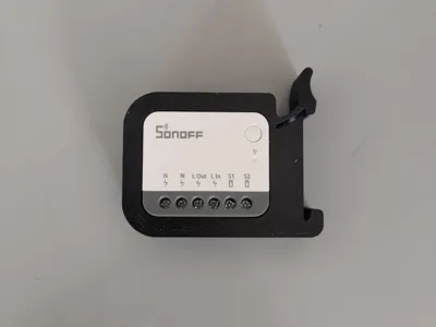 Sonoff Mini R4 DIN rail mounting (compact)