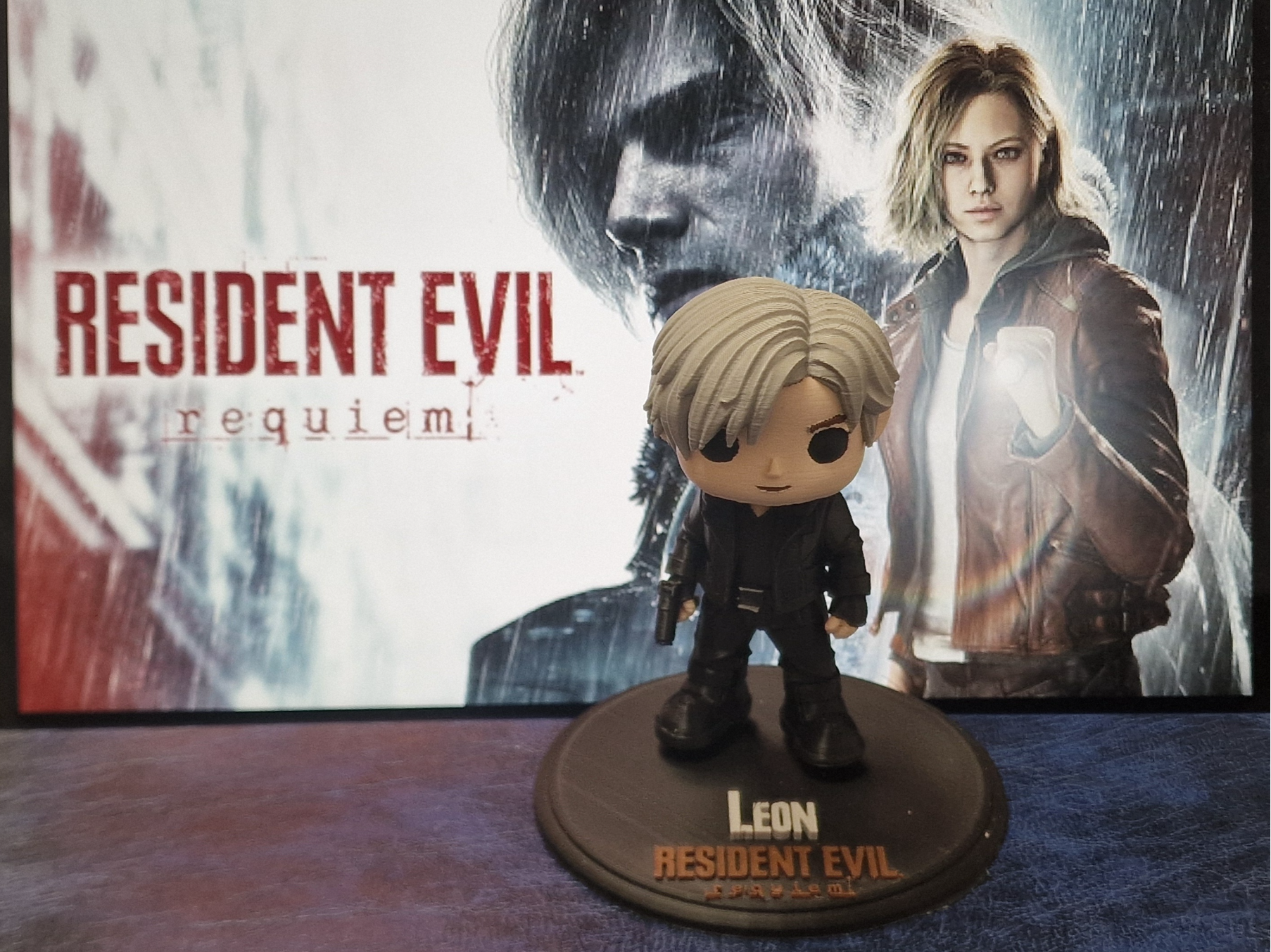 Leon Resident Evil Requiem Cute Funko-Style Figure