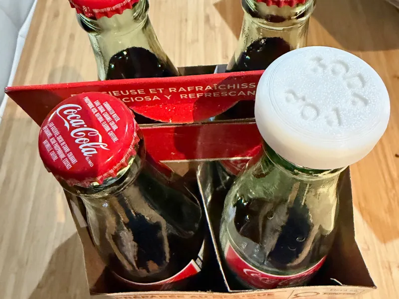 Soda Bottle Cork 355ml + Gridfinity Holder