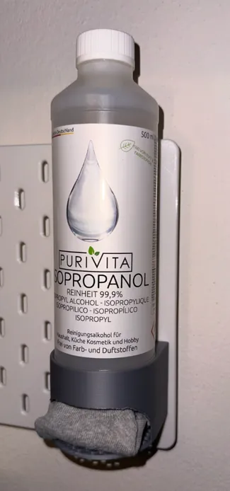 Skadis isopropanol/cloth breathable holder