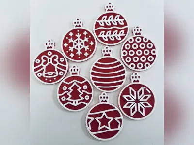Christmas Tree Ornaments Baubles decoration set 2