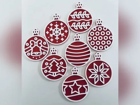 Christmas Tree Ornaments Baubles decoration set 2