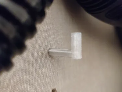 Cabinet Shelf‑Pin Hook for Cleaning Tools