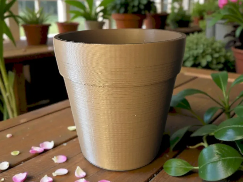 Modern Textured Planter | Fast & Easy Print