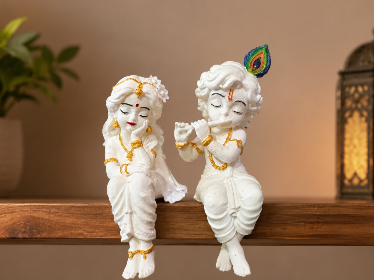 Edge Sitting Radhey Rani Idol - 1