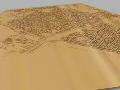 Pescara City 3D Model