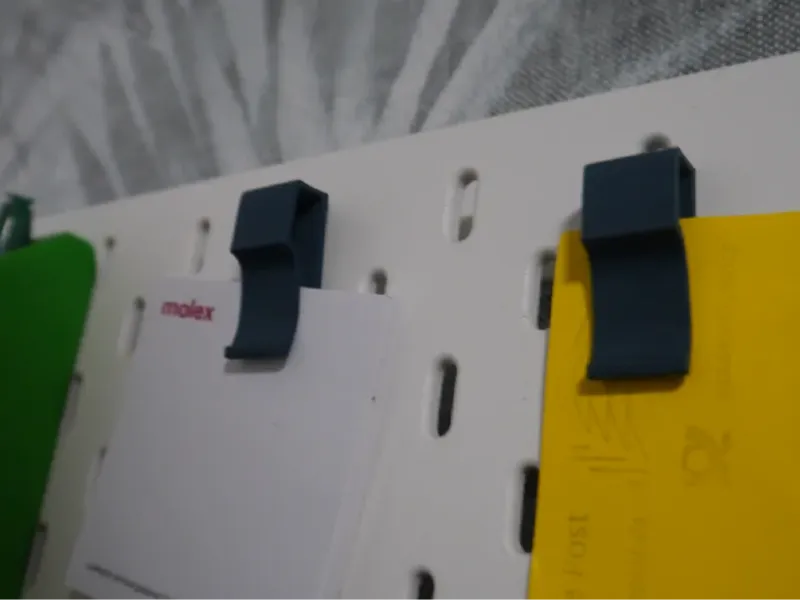 THE Ikea Skadis Clip - 3.7g per clip.