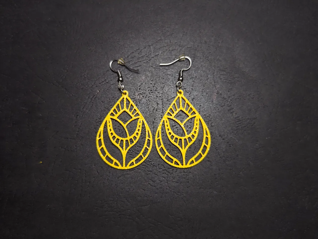 Tulip Drop Earrings view 4