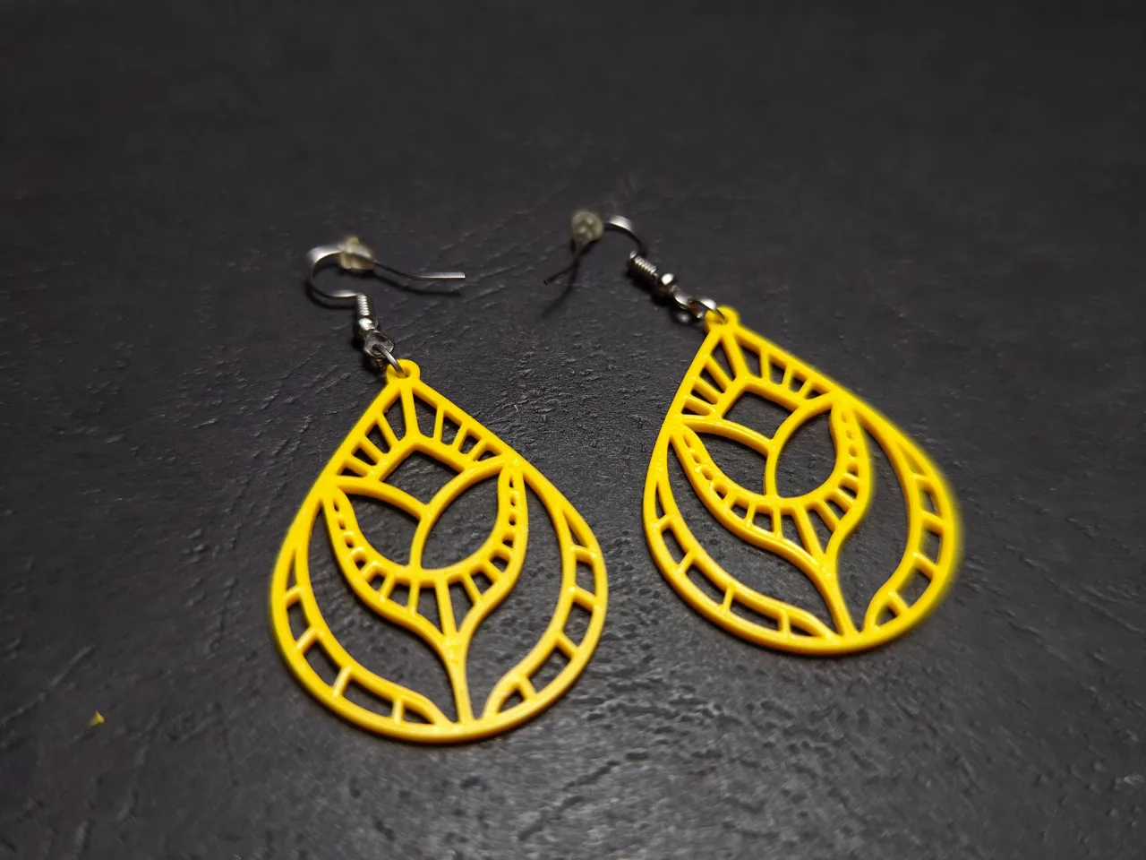 Tulip Drop Earrings view 3